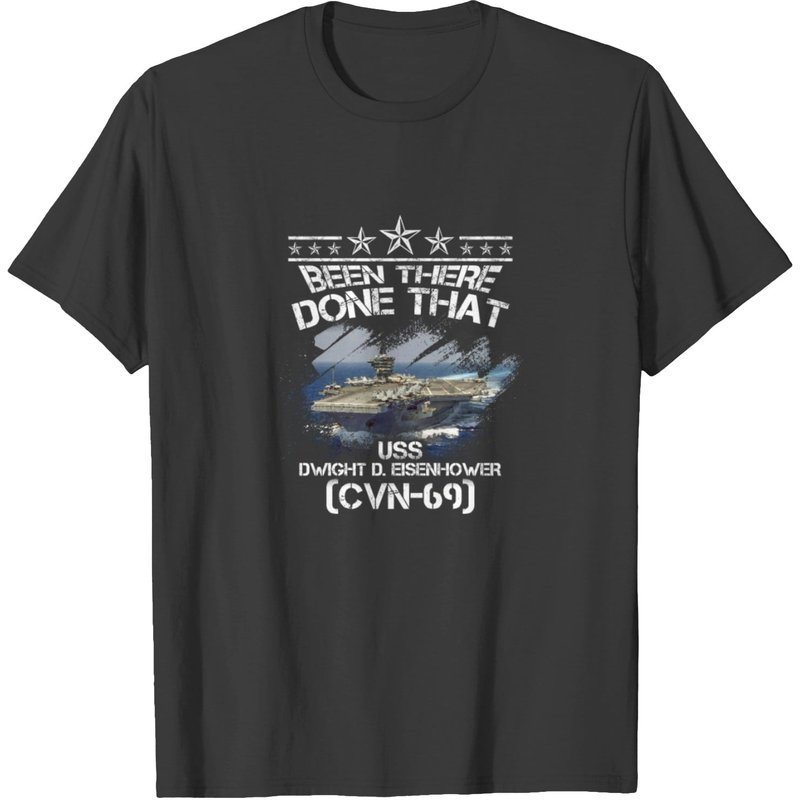 Uss Dwight D Eisenhower Cvn 69 T-shirt — Mens T Shirts