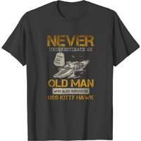 Uss Kitty Hawk Cv 63 T-shirt — Mens T Shirts