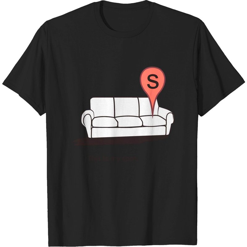 Sheldon Cooper This Is My Spot Big Bang Theory Custom T Shirt — Mens T Shirts