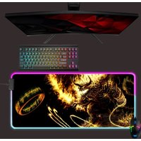 Lord Of The Rings Led Mouse Mat, Lotr Balrog Rgb Mouse Pad, Gaming Mouse Pad — Mouse Pads & Desk Mats