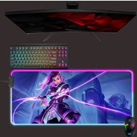 Overwatch Led Mouse Mat, Sombra Rgb Mouse Pad, Gaming Mouse Pad — Mouse Pads & Desk Mats