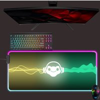 Overwatch Led Mouse Mat, Lucio Rgb Mouse Pad, Gaming Mouse Pad