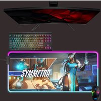 Overwatch Led Mouse Mat, Symmetra Rgb Mouse Pad, Gaming Mouse Pad
