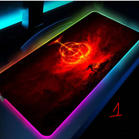 Elden Ring Gaming Led Mouse Pad Rgb Backlight Computer Mouse