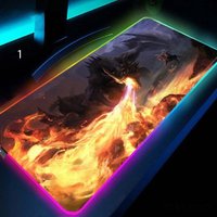 Elden Ring Gaming Led Mouse Pad Rgb Backlight Computer Mouse