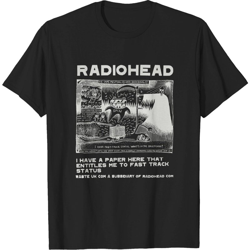 Vintage Radiohead T Shirt — T-shirts pour hommes