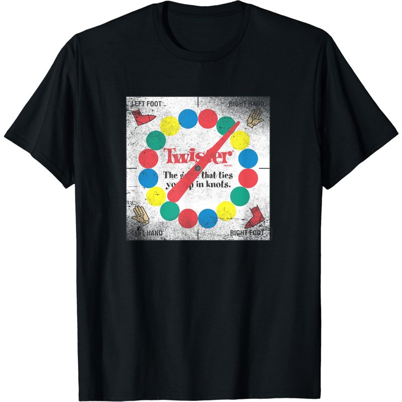 Twister Distressed Classic Game Board T-shirt
