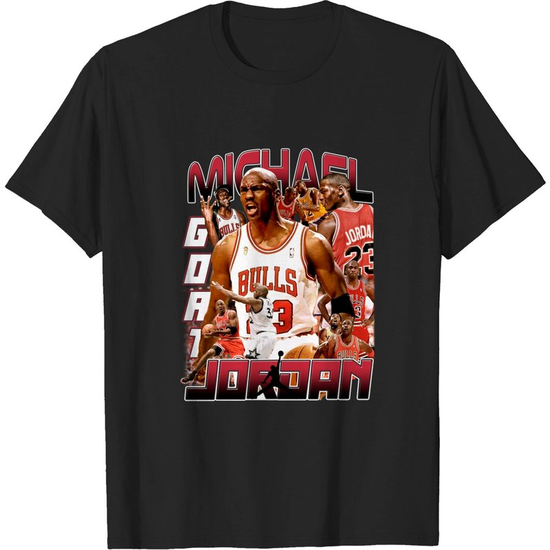 Jordan 90s Style Vintage Bootleg Tee — Mens T Shirts