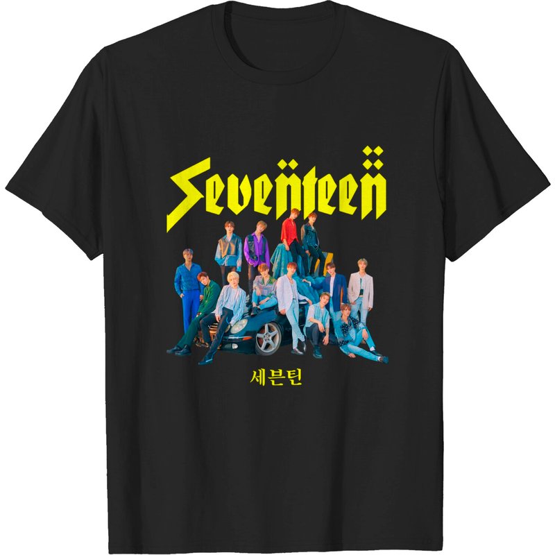 Seventeen Vintage K Pop Shirt — Mens T Shirts