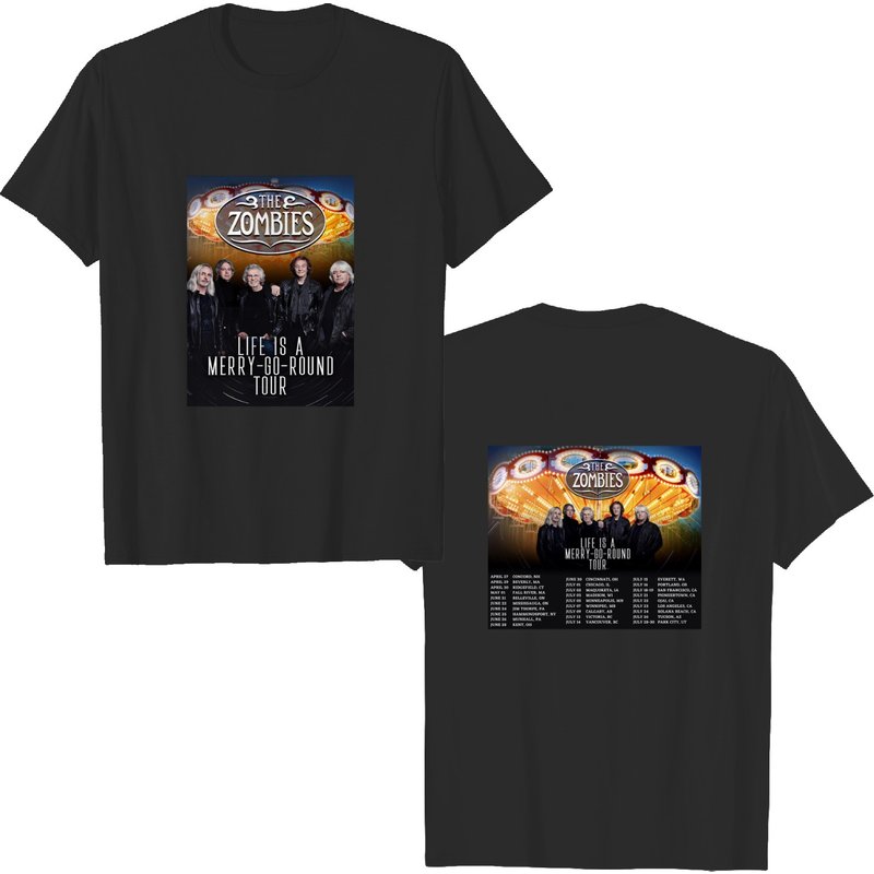 The Zombies Life Is A Merry Go Round Tour 2022 Shirt, The Zombies Tour 2022 Shirt — Mens T Shirts