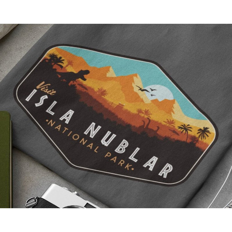Jurassic Park T-shirt, Isla Nublar Shirt, Jurassic World Shirt — Mens T Shirts