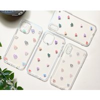 Clear Cute Heart Iphone Case For Iphone 13 | 12 | 12 Pro | 12 Mini | 11 | 11 Pro Max — Coque de téléphone