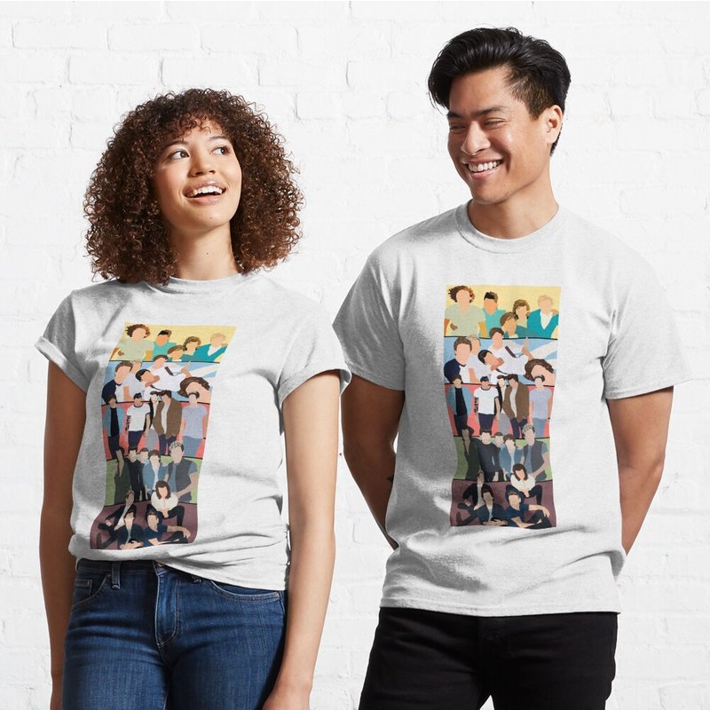 One Direction Album Covers T-shirt — Mens T Shirts