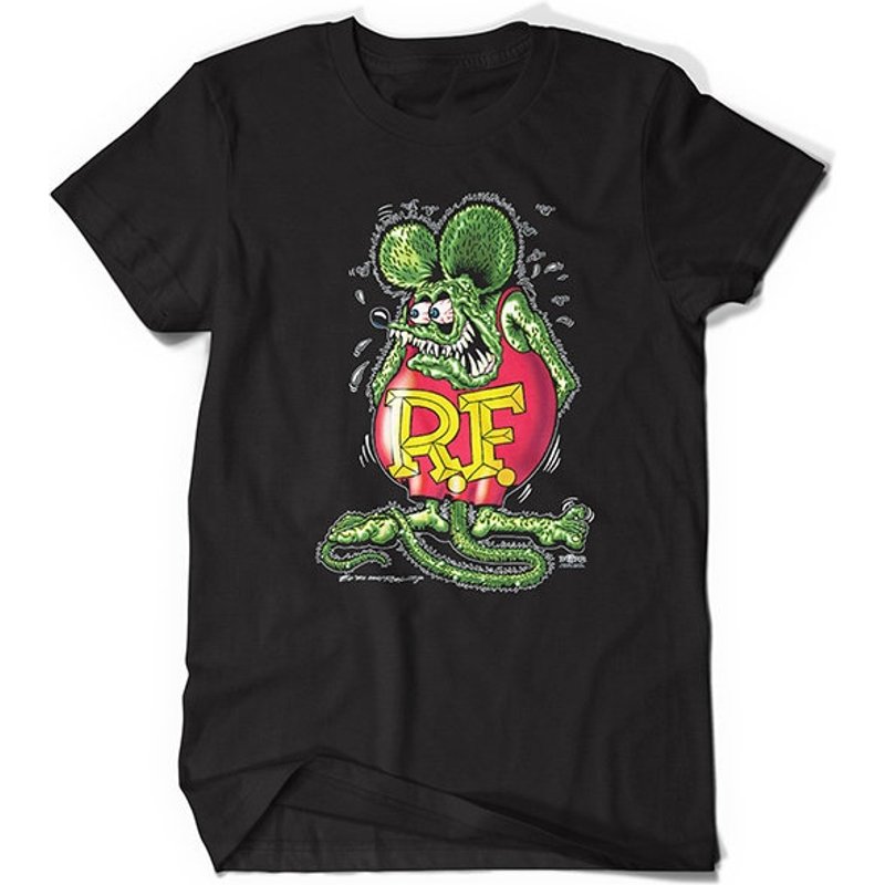 Ed Roth's Rat Fink Real Rat — Mens T Shirts