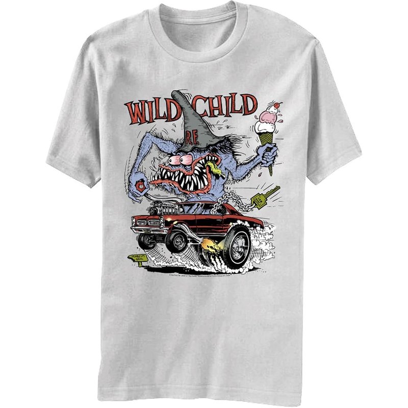 T-line Ratfink Wild Child Graphic T-shirt — Mens T Shirts