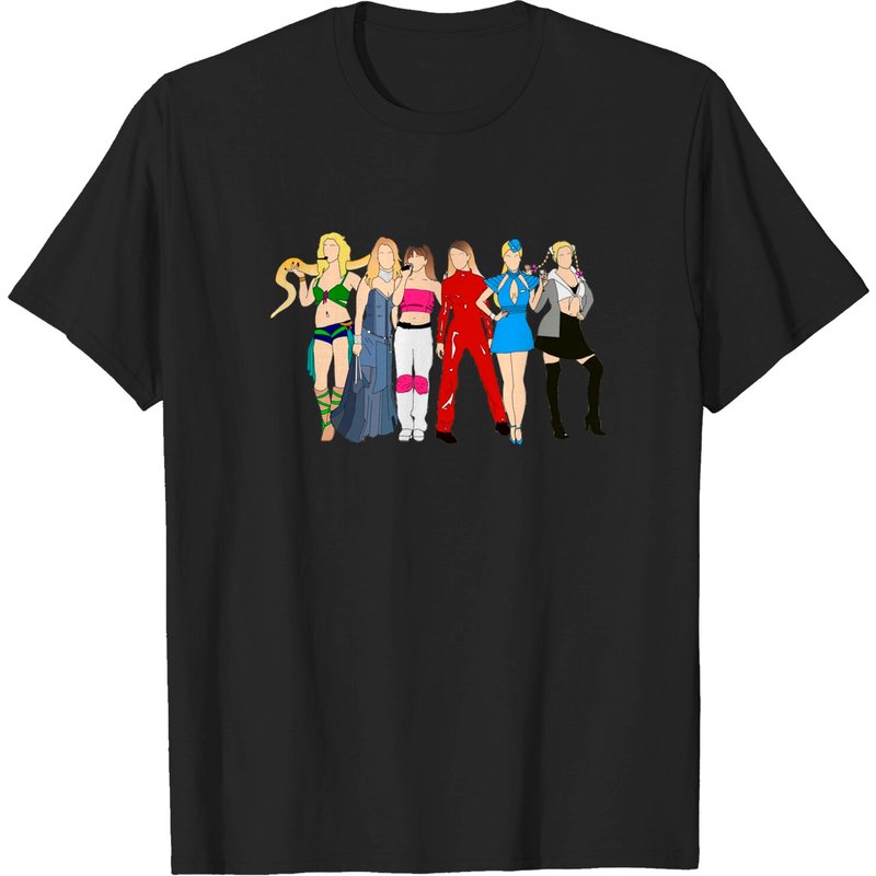 Britney Spears Eras Outfits Short-sleeve Unisex T-shirt — Mens T Shirts