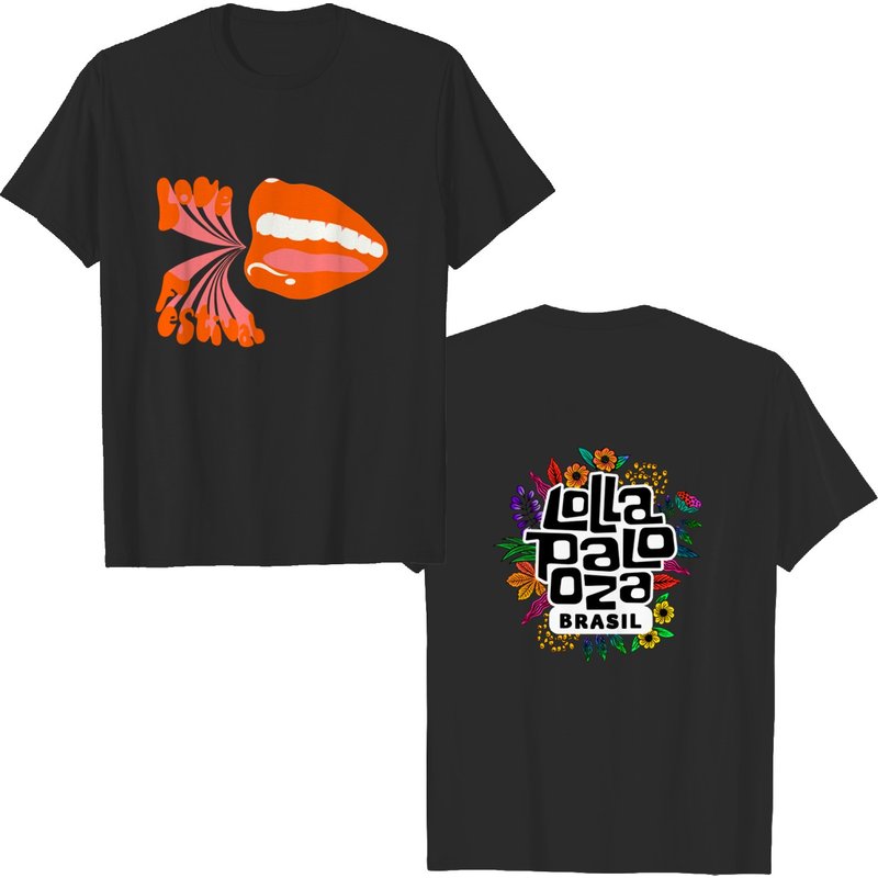 Lollapalooza 2022 Music Festival Tshirt — Mens T Shirts