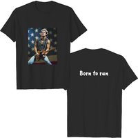 Bruce Springsteen T-shirt/ Men And Women Unisex/ A Living Rock Legend — Mens T Shirts