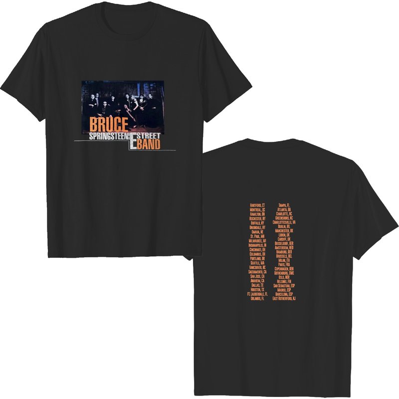 Vintage Bruce Springsteen And The E Street Band Tour Shirt — Mens T Shirts