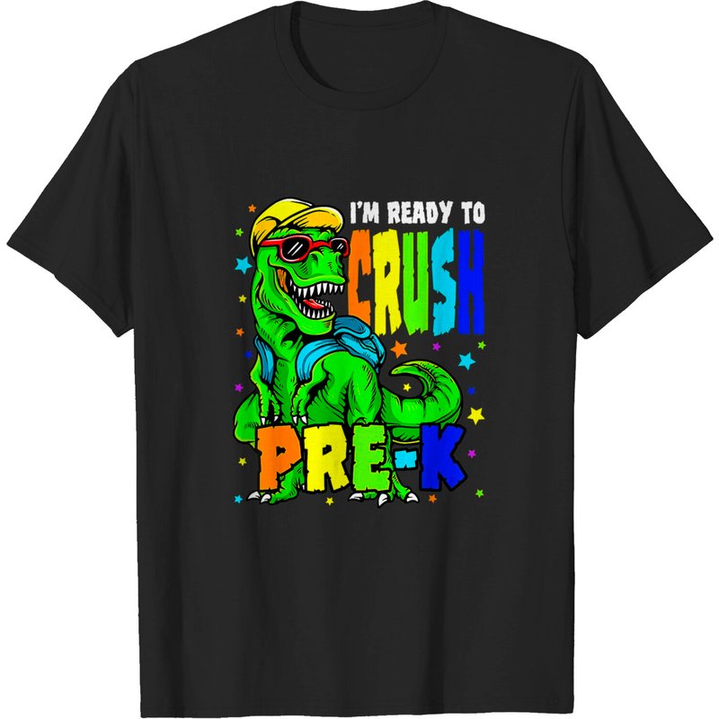 I'm Ready To Crush Pre-k Dinosaur Back To School T-shirt — T-shirts pour hommes