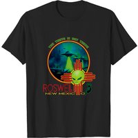 Roswell New Mexico Alien Spaceship Crash T-shirt — T-shirts pour hommes