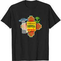 Roswell Nm: New Mexico Ufo Alien Crash Site 1947 Zia T-shirt — T-shirts pour hommes