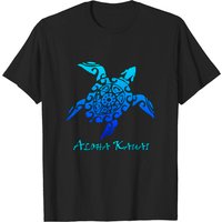 Aloha Kauai Vintage Hawaiian Island Tribal Turtle T-shirt — T-shirts pour hommes