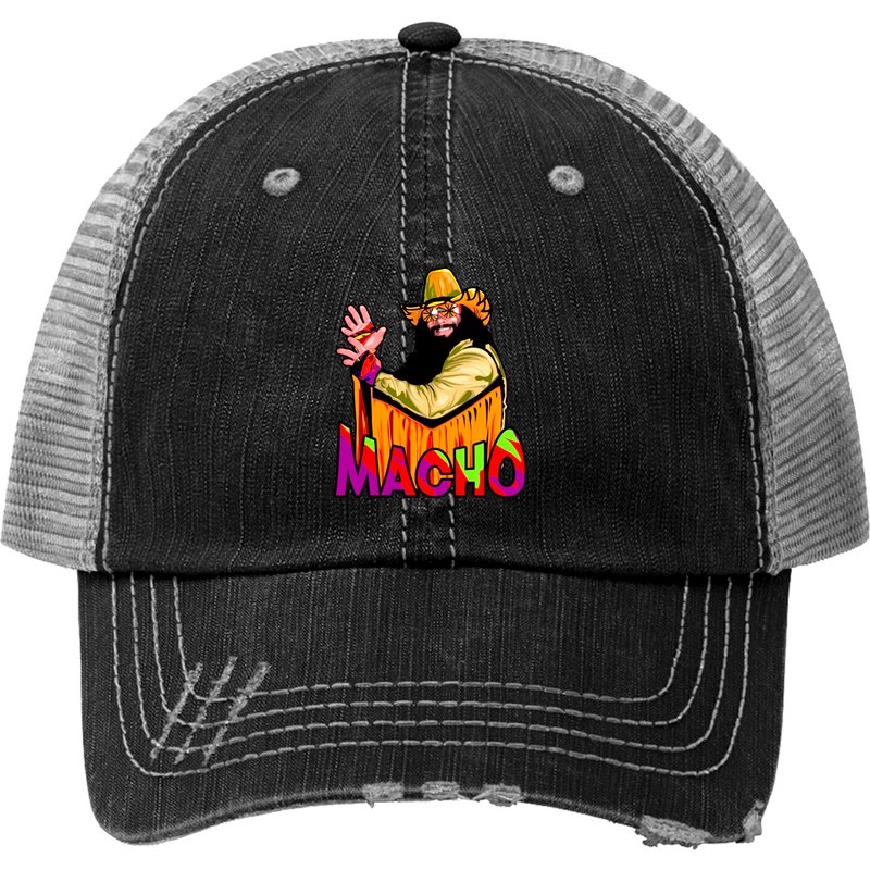Randy Macho Savage - Macho Man - Trucker Hats — Casquette de baseball