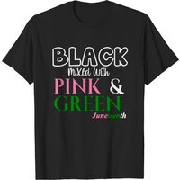 Aka Pink & Green T Shirt