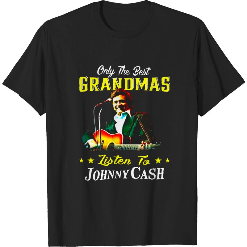 Grandmas Love Johnny Cash T-shirt — Mens T Shirts