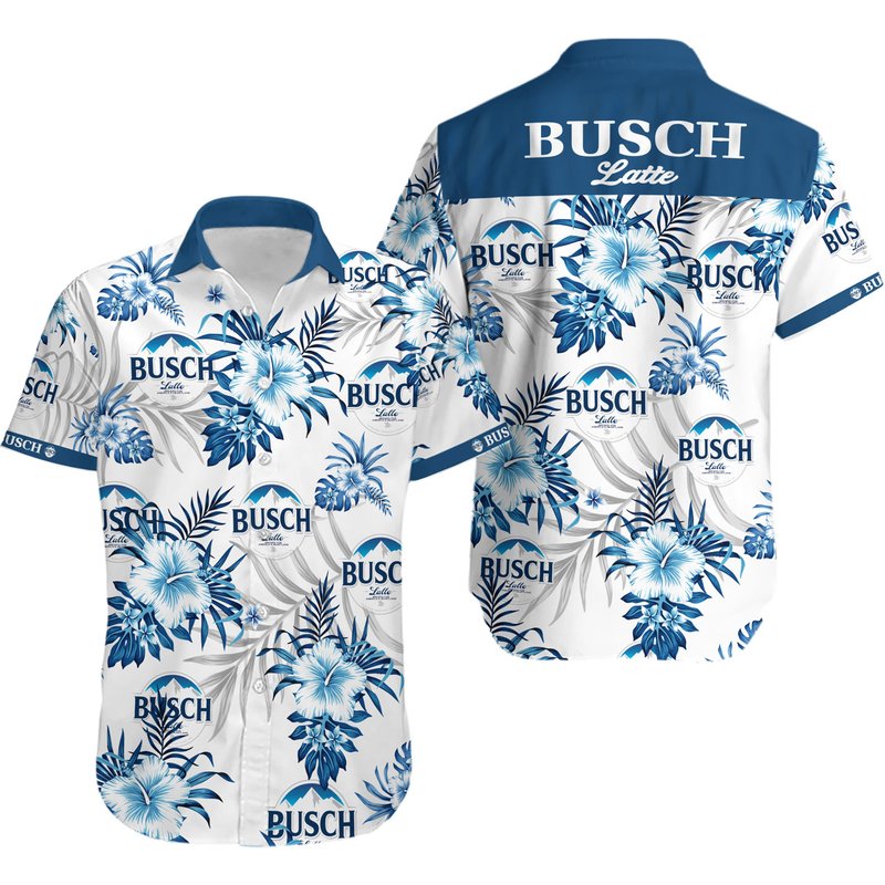 3d Litmus-light Beer Bud Light Hawaiian Shirt — Chemises décontractées pour hommes