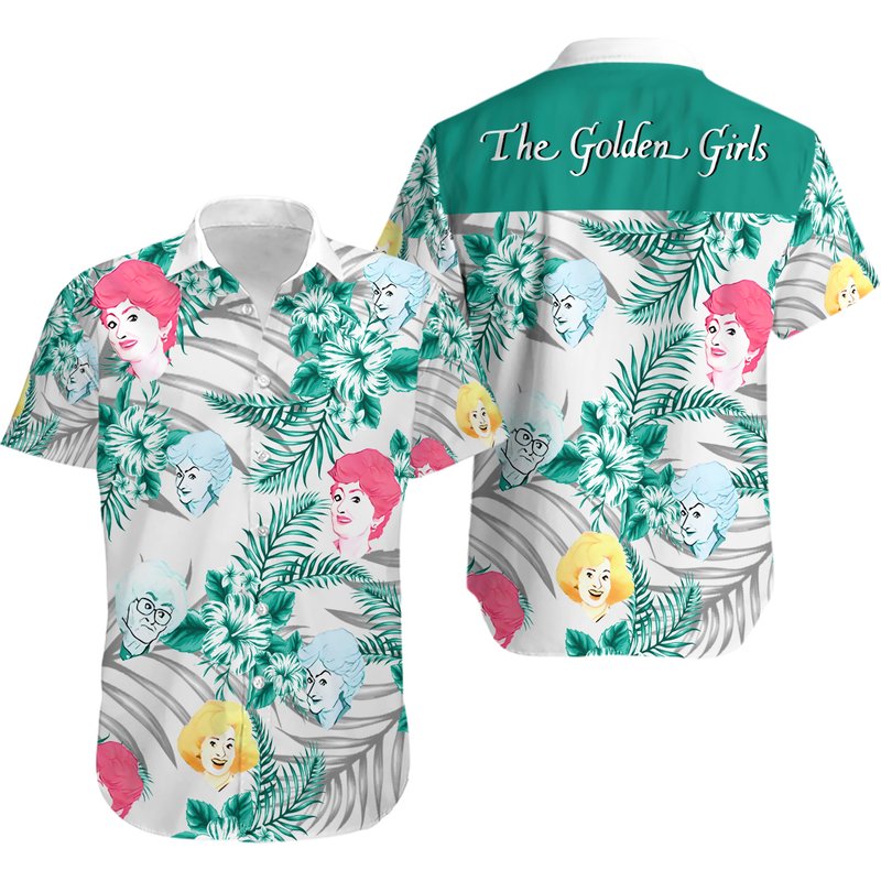 The Stay Golden 004 Hawaiian Shirt — Chemises décontractées pour hommes