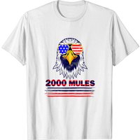 Patriotic Eagle With Sunglasses 4th Of July 2000 Mules T-shirt T-shirt Classique