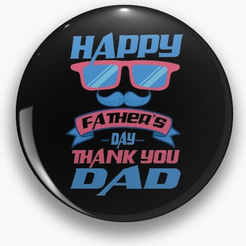 Father's Day Happy Father's Day Pin — Accessoires de mode