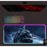 World Of Warcraft Lich King Led Gaming Mouse Pad