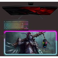World Of Warcraft Sylvanas Led Gaming Mouse Pad
