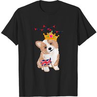 Corgi T-shirt Platinum Jubilee Celebrations