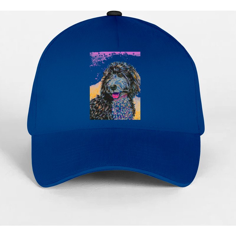 Bernedoodle T- Baseball Caps Bernedoodle T- Baseball Caps