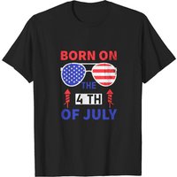 Born On The 4th Of July T-shirt — T-shirts pour hommes