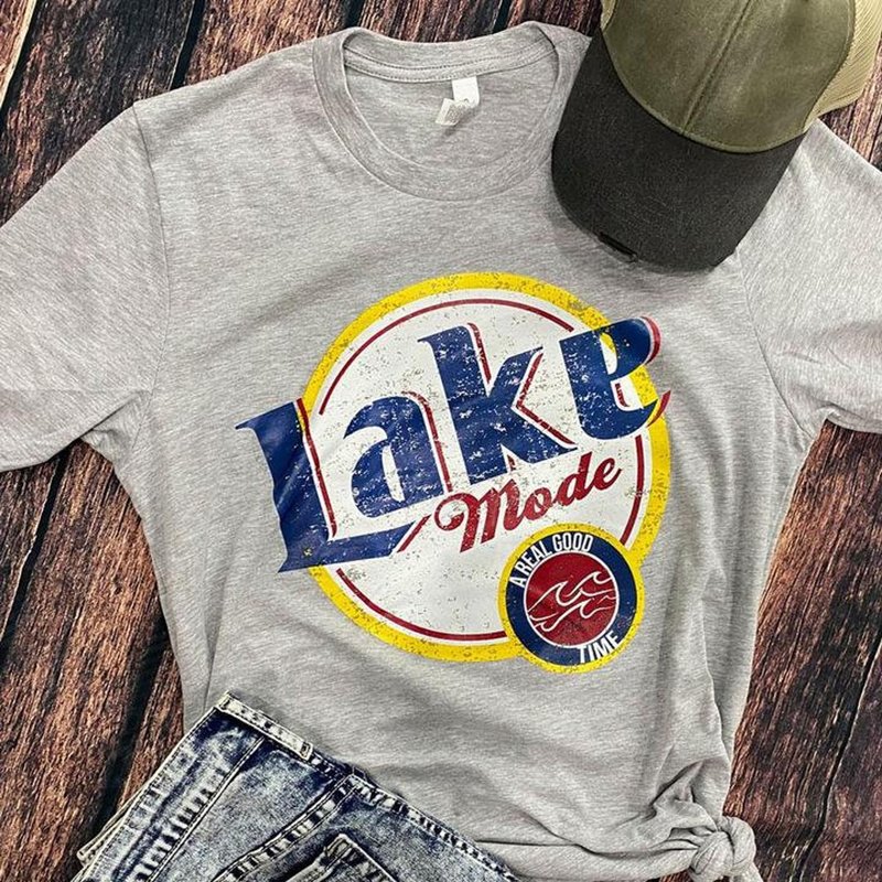 Lake Mode T-shirt For Lake Vacation Lovers — Mens T Shirts