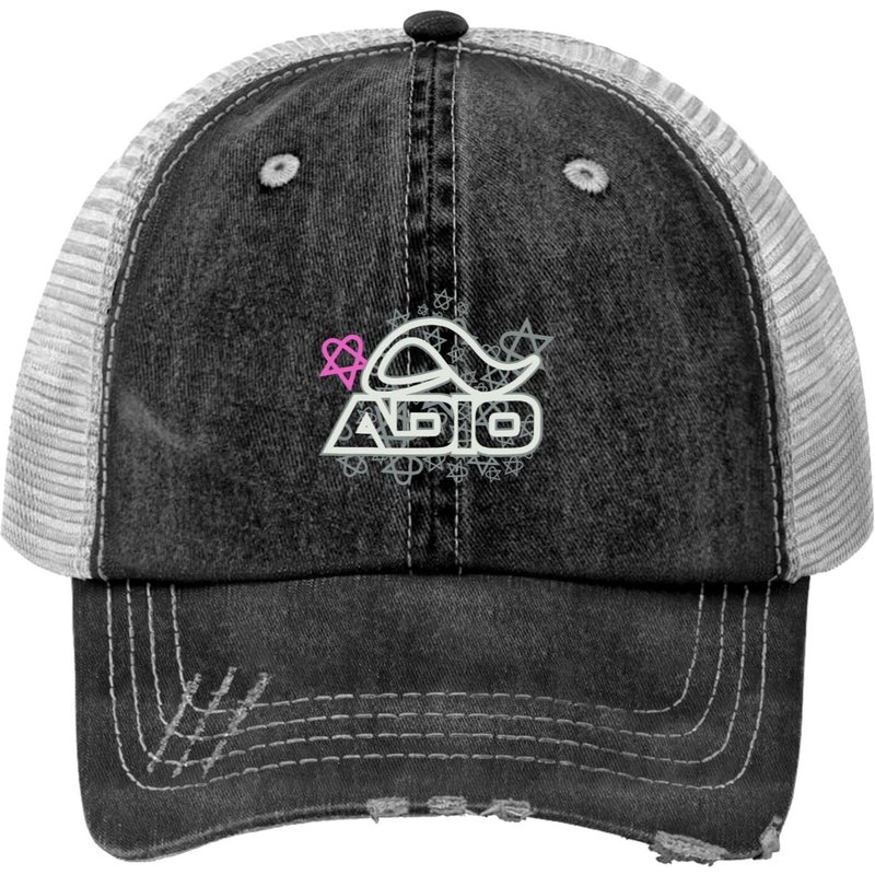 Vintage Adio Bam Margera Skateboard Print Trucker Hats — Casquette de baseball