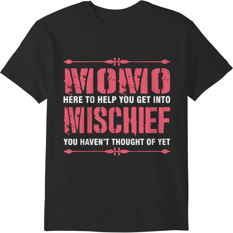 Momo Here To Help You Get Into Mischief T-shirt — T-shirts pour hommes