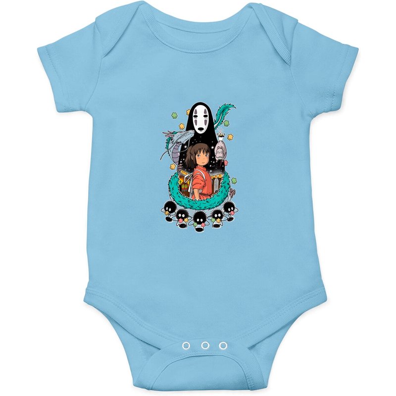 Spirited Away Animated Caracter Movie Cartoon Onesies — Bodys bébé