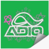 Vintage Adio Bam Margera Skateboard Stickers — Autocollants et stickers