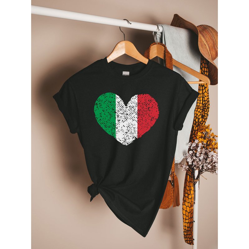 Italy Shirt Italy Country Flag — T-shirts pour hommes