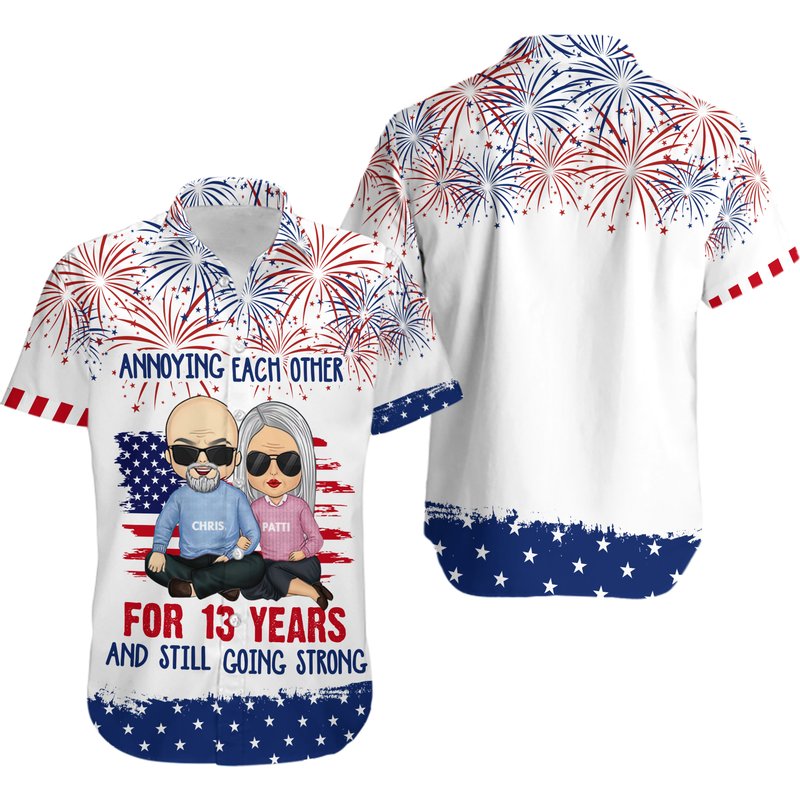 Annoying Each Other Hawaiian Shirt — Chemises décontractées pour hommes