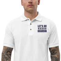 Lets Go Brandon Golf Shirt, Lets Go Brandon, Funny Golf Shirt, Funny Polo Shirt