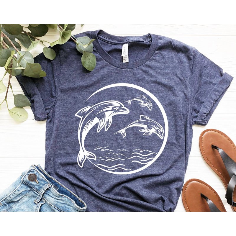 Cute Dolphin Lover T-shirt Gift — Mens T Shirts