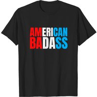 Kid Rock American Badass (red, White & Blue Patriotic Version) T-shirts