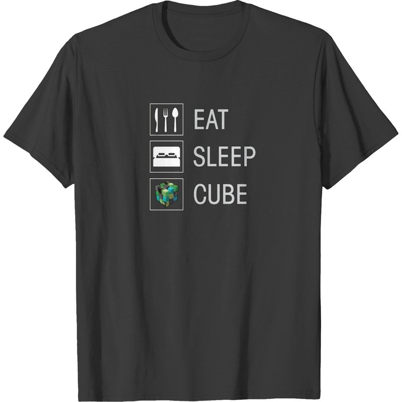 Eat Sleep Cube T-shirt